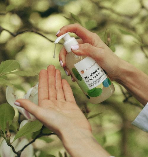 żel myjący limonka & aloes 4